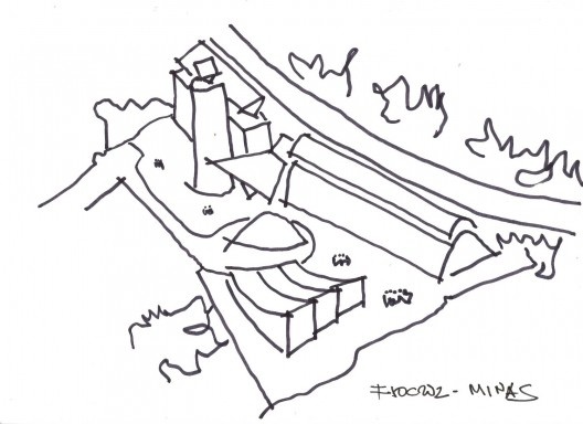 Croqui do primeiro estudo