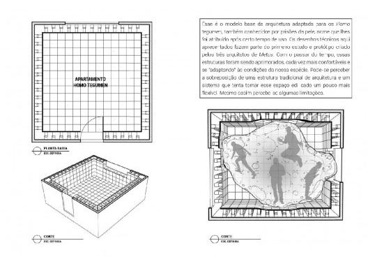 Ilustração da estrutura projetada pelos arquitetos-demiurgos para abrigar o H.t.