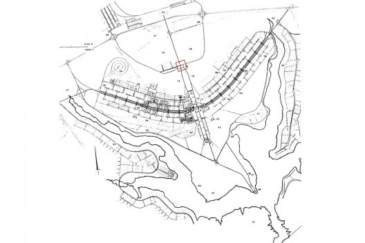 Plano de Brasília com a localização da Praça Municipal (Praça do Buriti) que na proposta de Lúcio Costa abriga os três poderes no nível municipal (distrital)