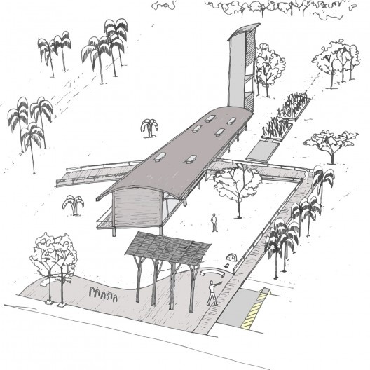 Sede Administrativa do Parque Natural Fazenda do Carmo, perspectiva geral, São Paulo, Secretaria do Verde e Meio Ambiente – SVMA, 2018