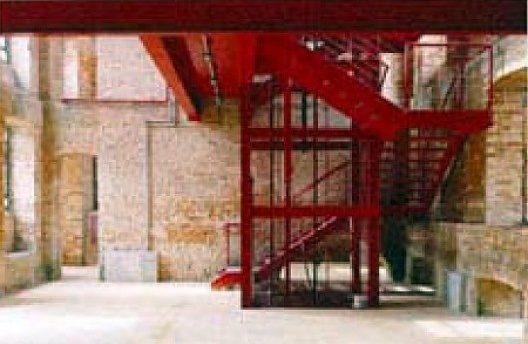 Vista interna do salão