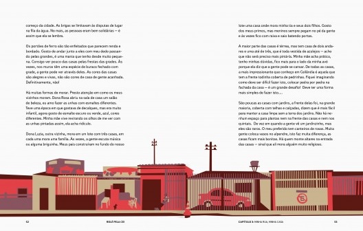 01-08. Páginas do guia Rolê pela CEI. Um guia afetivo de Ceilândia, de Elane Ribeiro Peixoto e Julia Mazzutti Bastian Solé