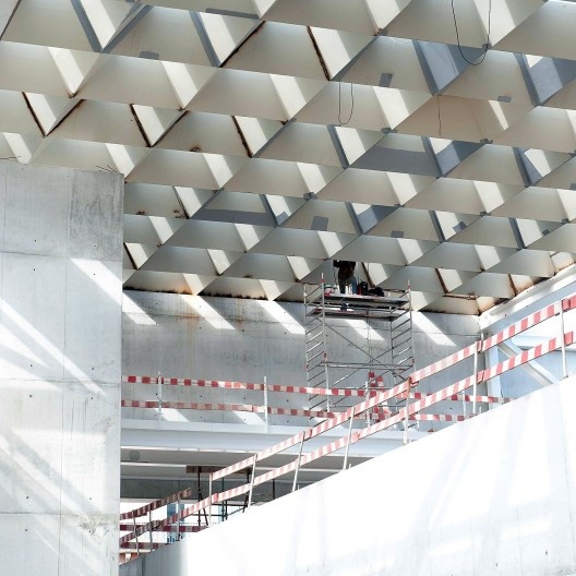 Museu Nacional dos Coches, construção do edifício, Lisboa. Arquiteto Paulo Mendes da Rocha, MMBB arquitetos e Bak Gordon arquitetos