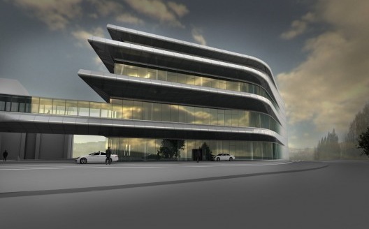 Fraunhofer ISC Tecnikun III, Würzburg, Alemanha, 2008-2013. Arquiteta/Architect Zaha Hadid. Consultoria/Consulting Werner Sobek Group