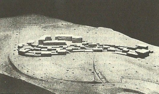 Weissenhofsiedlung, modelo referente ao primeiro estudo, 1926