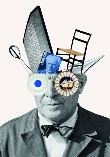 Cartaz da Exposição “Tutto Ponti, Gio Ponti Archi-Designer”, Museu de Artes Decorativas, Paris, out. 2018/ mai. 2019. Desenvolvido por BETC e Italo Lupi