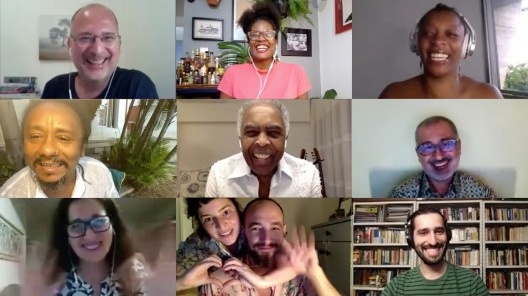 Abilio Guerra, Djamila Ribeiro, Keyna Eleison, Chico César, Gilberto Gil, Luiz Fernando de Almeida, Silvana Romano, Helena Guerra, Giovanni Pirelli e Caio Guerra