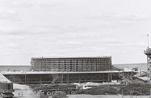 Figura 10: Cimbramento da cúpula da Câmara dos Deputados