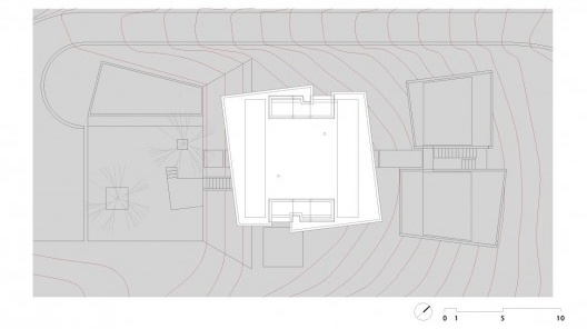 Casa Itaipava, plantas baixas, 2010-2011. Arquiteto Angelo Bucci / SPBR Arquitetos
