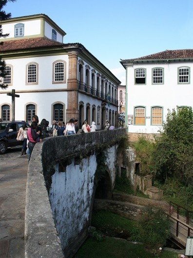 A ponte dos Contos em registro recente, Ouro Preto MG
