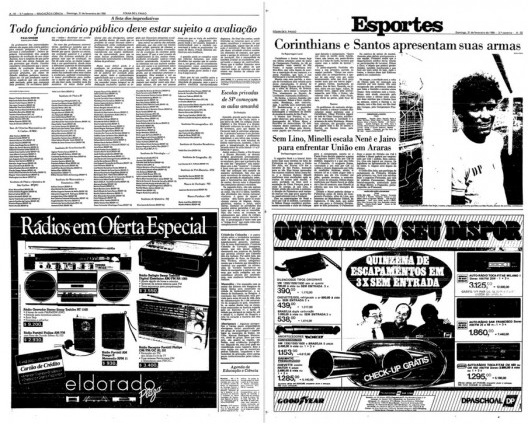 USP faz lista dos seus improdutivos. Folha de S.Paulo, São Paulo, 21 fev.1988, p. A-32