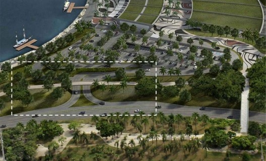 Passagem de público sem conflitos com automóveis