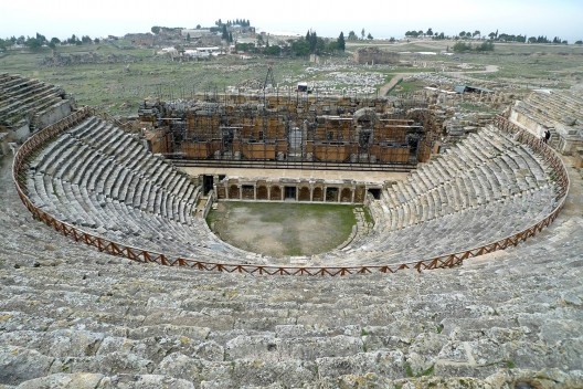 Anfiteatro romano de Hierápolis. Pamukkale, 2012