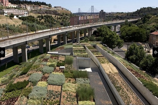 Requalificação ambiental em Etar de Alcântara, Lisboa, Portugal, arquitetos paisagistas João Nunes e Carlos Ribas