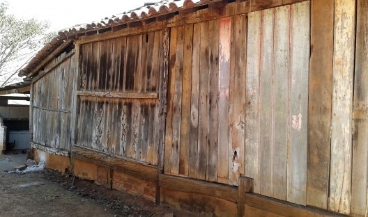 Fazenda Babilônia, edificação provisória remanescente