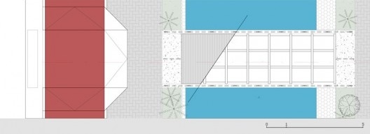 Reurbanização da favela do Sapé, planta da ponte, Rio Pequeno, São Paulo, 2014. Base 3 Arquitetos, arquitetos Marina Grinover, Catherine Otondo e Jorge Pessoa