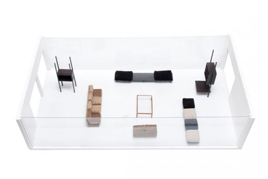 Fundação Maria Luísa e Oscar Americano, maquete confeccionada pelo autor