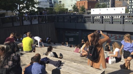 Parque High Line, Nova York NY EUA, 2011. Espaço indutivo: condicionamento