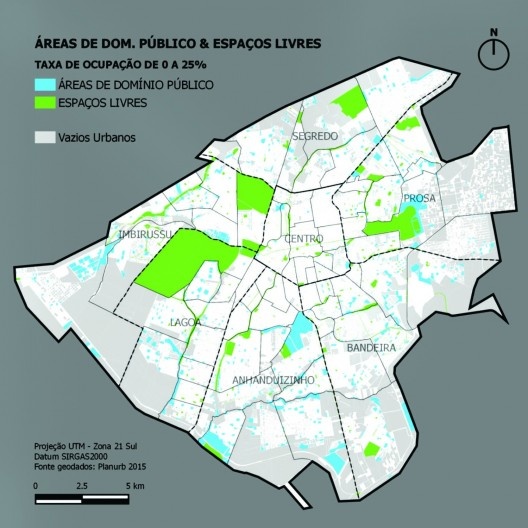 Áreas de Domínio Público e Espaços Livres (12,50%)