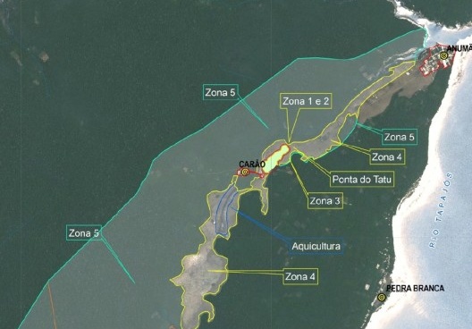Centro Experimental Floresta Ativa - CEFA, localização, RESEX Tapajó-Arapiuns PA. Arquiteta Cristina Xavier