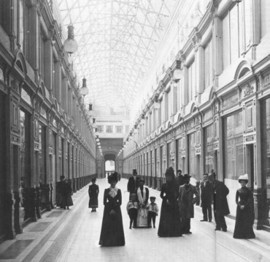 Passagem coberta da Paris do século 19