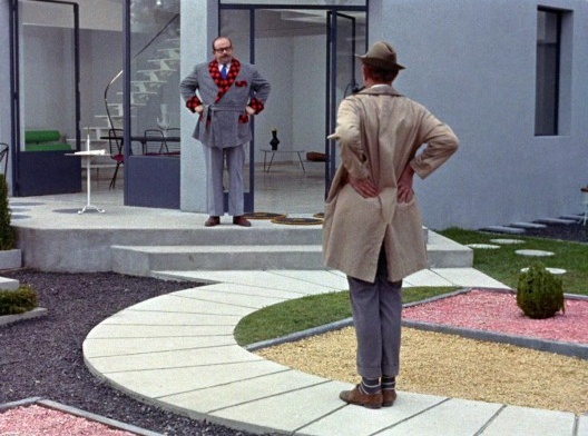 Casa Arpel, cena de Meu Tio (Mon Oncle), filme de Jacques Tati