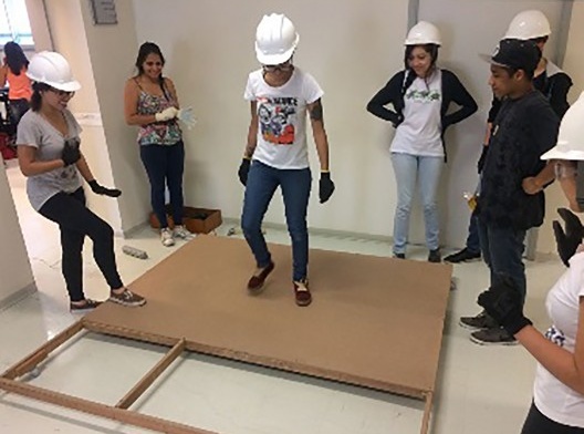Teste de resistência da base do carrinho