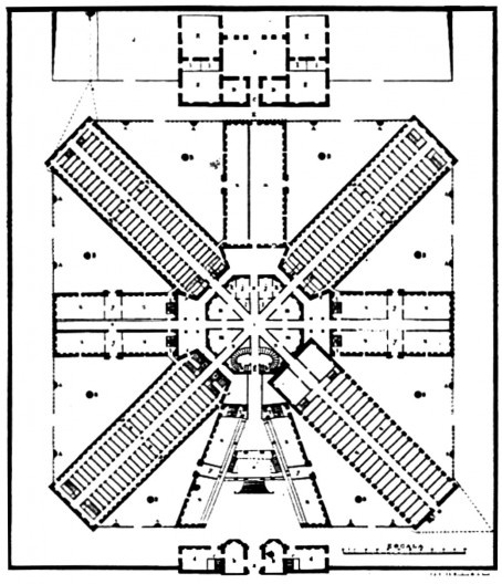 Planta da casa de correção do Rio de Janeiro, 1834