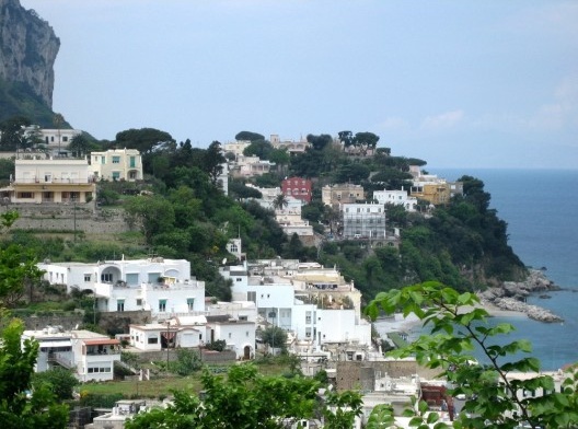 Vista da ilha de Capri, Campania, Itália