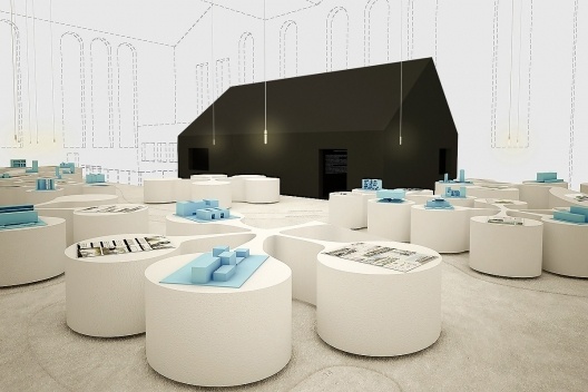 Espaço expositivo projetado