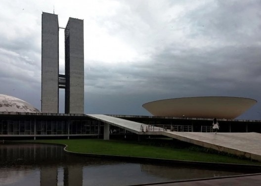 Rampa central do Congresso Nacional bloqueada, nov. 2018