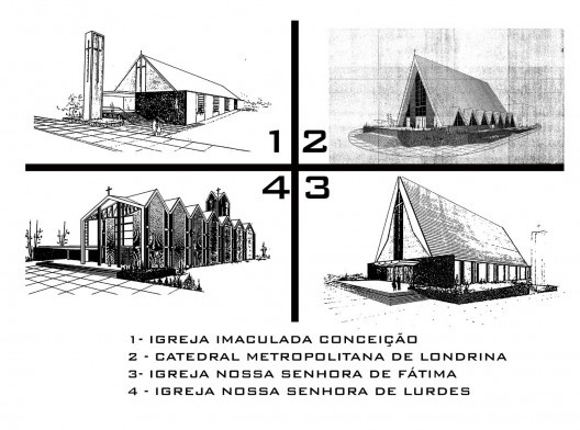 As quatro igrejas de Rosso e Kimachi, em Londrina PR