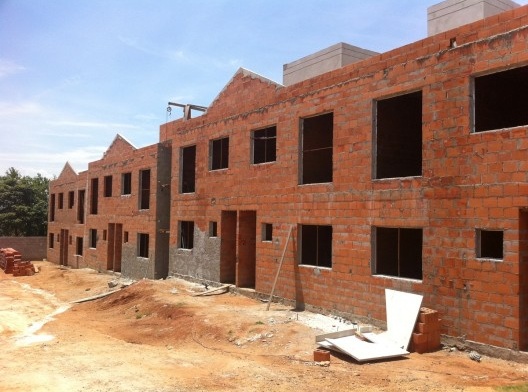 Unidades em construção no empreendimento Residencial Aragona, Campinas, 2010