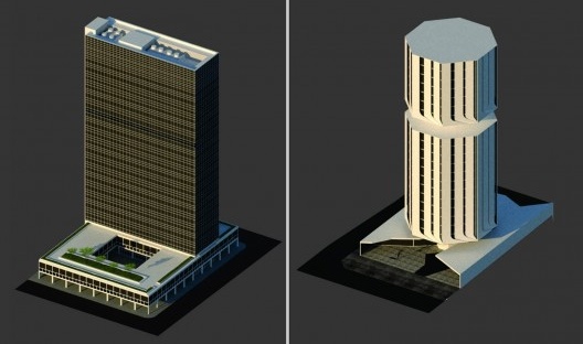 Comparativo entre Lever House (1952) e Banco Safra (1974)