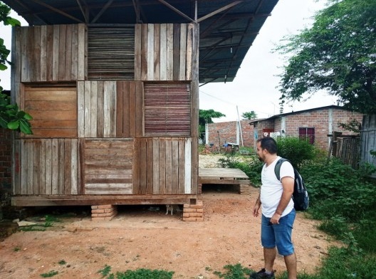 Oscar Eduardo Preciado Velasquez em visita ao projeto Chacras, Arenillas, Equador, janeiro 2019