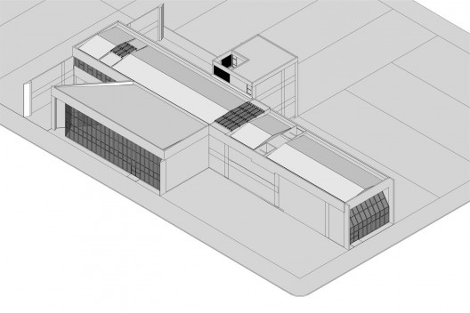 Isométrica do modelo tridimensional do Banespa