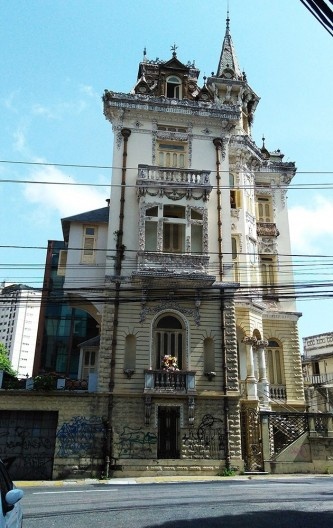 Palacete Bolonha, Belém PA Brasil, 1908. Engenheiro Francisco Bolonha