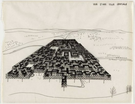 Cidade Espacial, Yona Friedman, 1958-1960