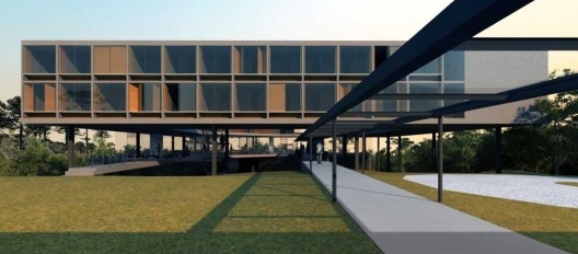 Alojamento em Campos do Jordão, acesso, Campos do Jordão. MMBB Arquitetos, 2009