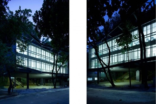 Edifício Beta, Campus da PUC-Rio, Rio de Janeiro. Arquitetos Marcos Favero, Andres Passaro e Diego Portas