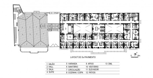 Proposta de layouts do hotel da Casa do Estudante Universitário no Rio de Janeiro