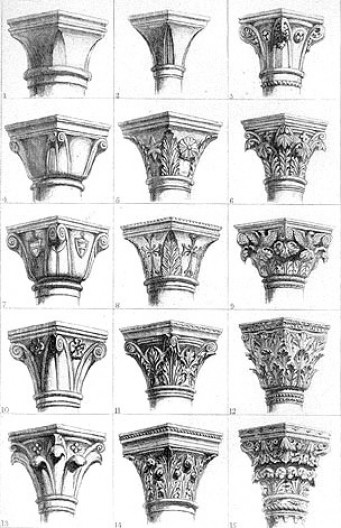 John Ruskin, Capitéis góticos, 1851-52