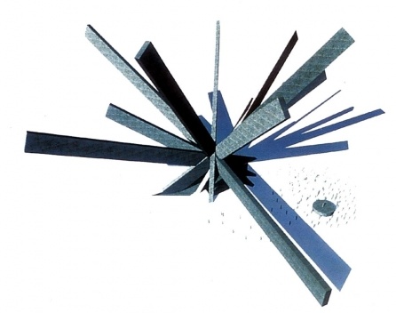 Monumento de Playa Girón (1962). Perspectiva aérea. Em parceria com Ubirajara Giglioli, José Ribeiro, Tito Lívio Frascino, Vasco de Mello e José Carlos Ribeiro de Almeida