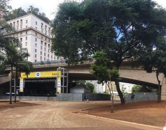 Praça do Anhangabaú e Viaduto do Chá, 2018