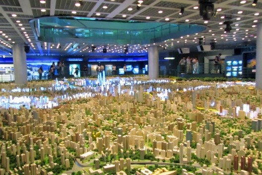 Maquete da cidade de Xangai