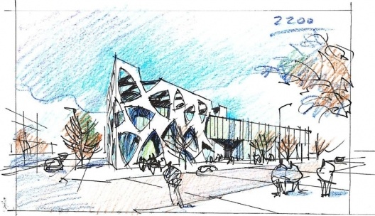 Croquis - perspectiva externa