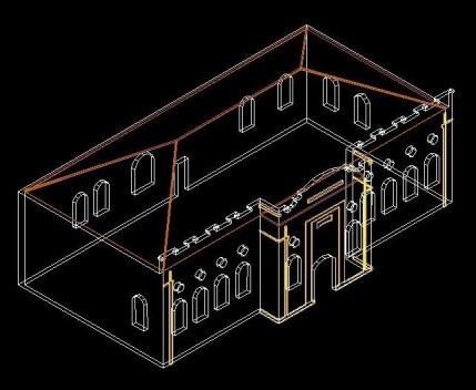 Mezanino no edifício histórico