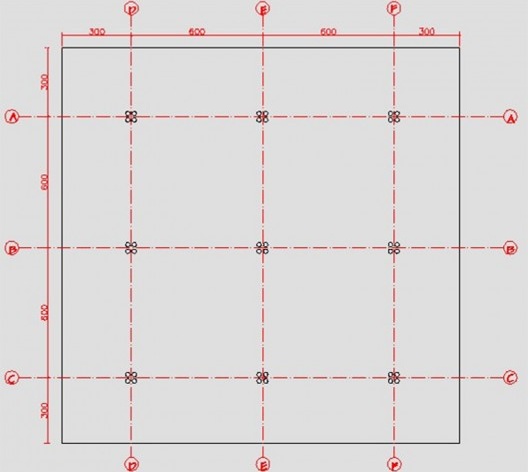 Residência Abrão Assad, esquema de modulação, Curitiba PR Brasil. Arquiteto Abraão Assad