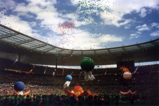 Festa de abertura da Copa do Mundo de 1998