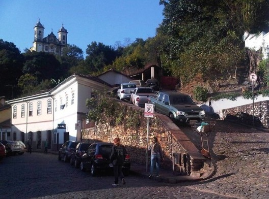 Ladeira de acesso à igreja São Francisco de Paula, Ouro Preto MG